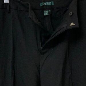 Lauren Ralph Lauren NWT black wool mix vintage pants size 14